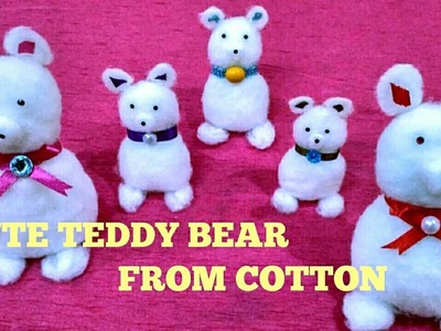 Teddy Bear From Cotton | Homemade Teddy Bear | Handmade Toys for Kids