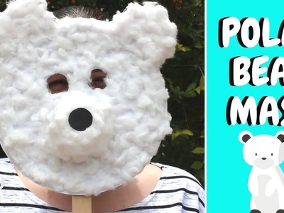 Winter Crafts for Kids | Paper Plate Polar Bear Mask