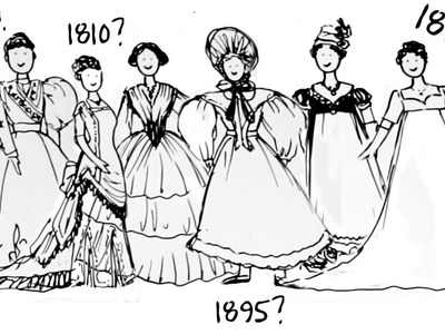 19th Century Fashion - How To Tell Different Decades Apart?
