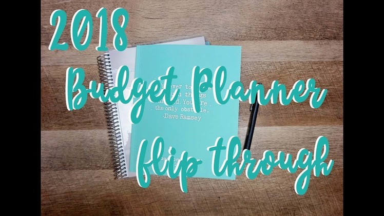 2018 Budget Planner Flip Through | Erin Condren Monthly Planner