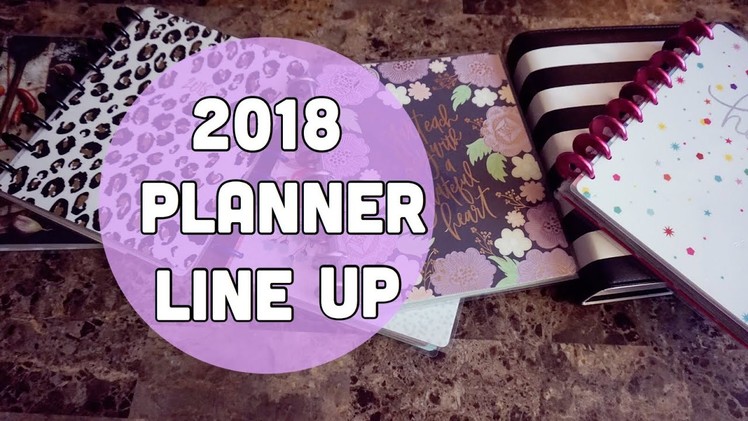 2018 PLANNER LINEUP | THE HAPPY PLANNER | CLASSIC HAPPY PLANNER