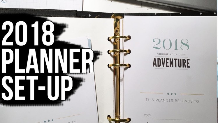 2018 Planner Unboxing & Set Up | Inkwell Press A5 Inserts