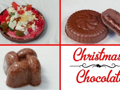 3 Chocolates Oreo Pizza Bournvita Christmas Recipe In 5 Minutes Quick & Easy Homemade Chocolates