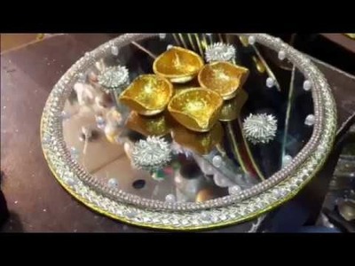 48 design mehndi plates and dhood pilly glass
