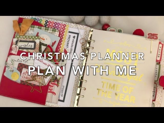Christmas Planner - Plan with Me (12.18.17 to 12.24.17)