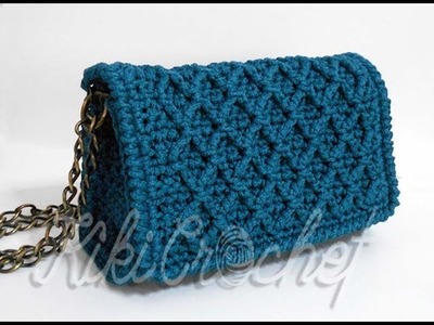 Crochet Diamond Stitch Purse (pt 2.2)