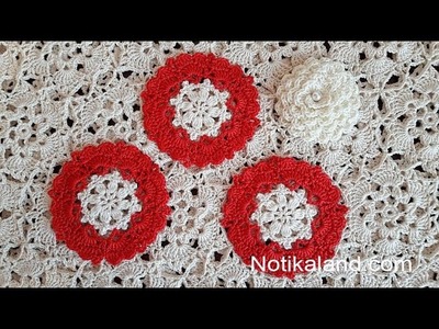 CROCHET Doily Tutorial for beginners Crochet heart pattern easy