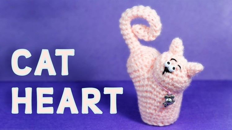 Crochet Tutorial Cat Heart (ValentinCat)
