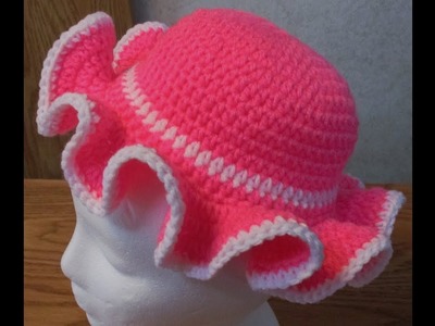 Crocheting An Easy Hat Part 2 of 2