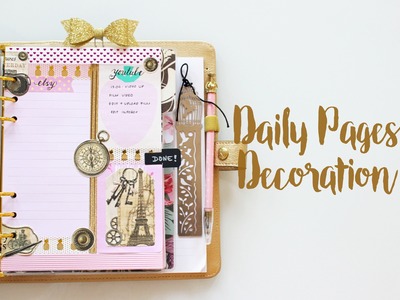 Daily Pages Decoration | June 2016 | Plan with Me | Kikki.K Planner