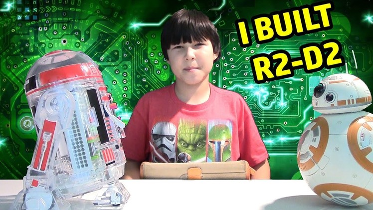 DIY R2-D2 CHALLENGE! Lucas Builds STAR WARS Droid Toy! LittleBit Droid Inventor Kit Review