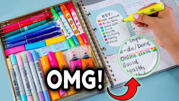 DIY STUDY HACKS! How To Be PRODUCTIVE After School + Study Tips to Get BETTER GRADES!