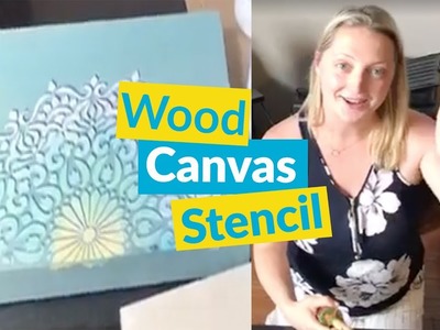 DIY Wood Canvas Painting