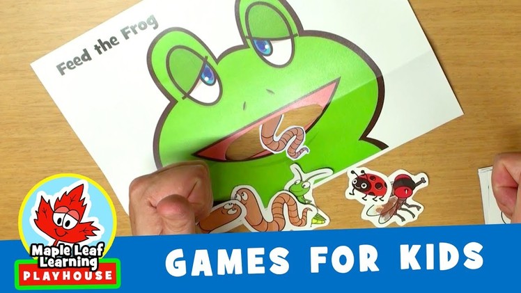 Feed the Frog Game for Kids | Maple Leaf Learning Playhouse