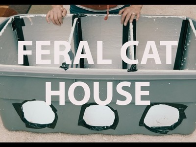 Feral Cat House EASY DIY