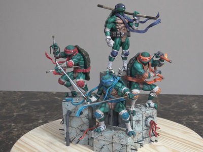 Good Smile's Teenage Mutant Ninja Turtles Figures- Full Set-Unboxing