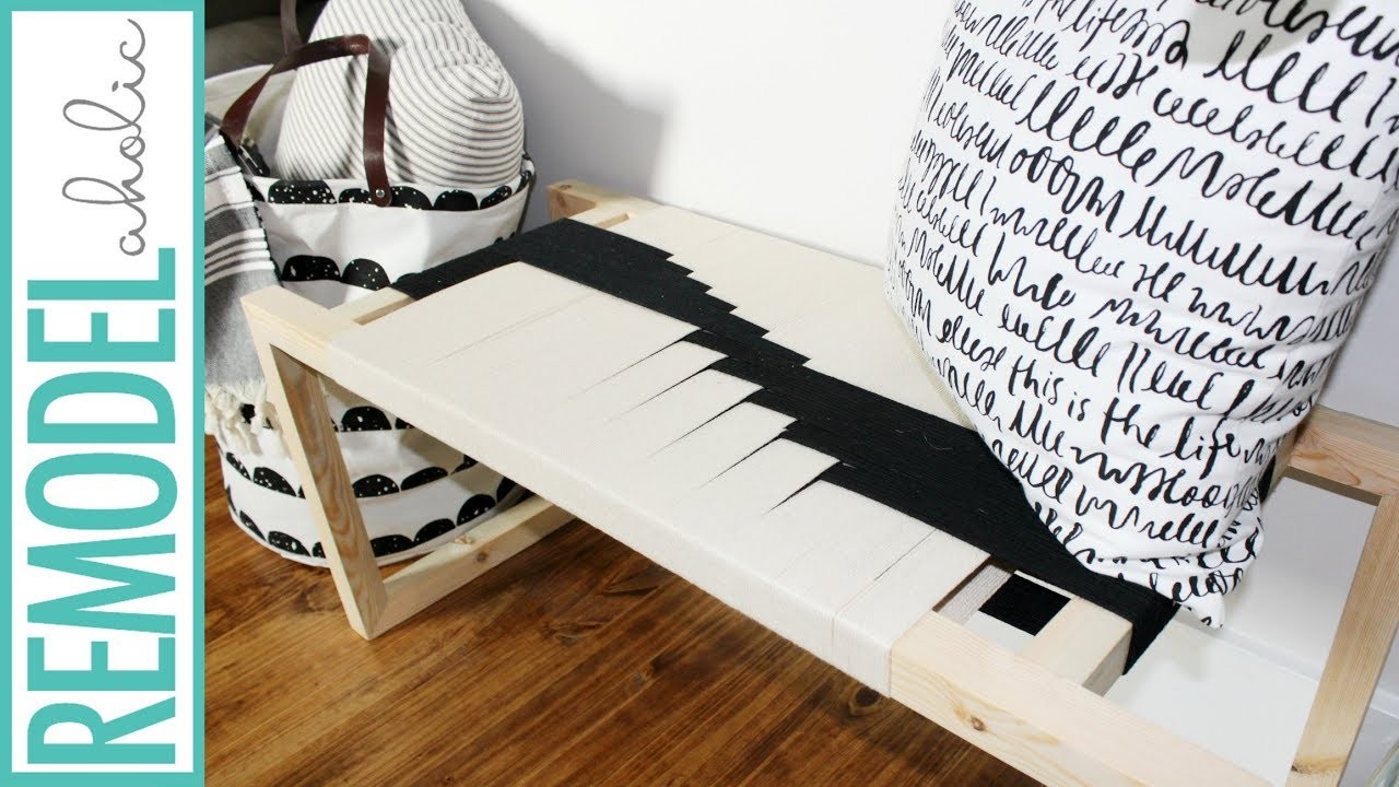 How to Build a Modern Woven Bench