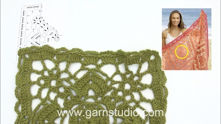 How to crochet after A.2a+b – part 1 in DROPS 175-10