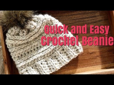 How To Crochet: Quick and Easy Bottom Up Beanie