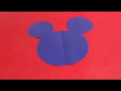 HOW TO CUT OUT MICKEY'S HEAD