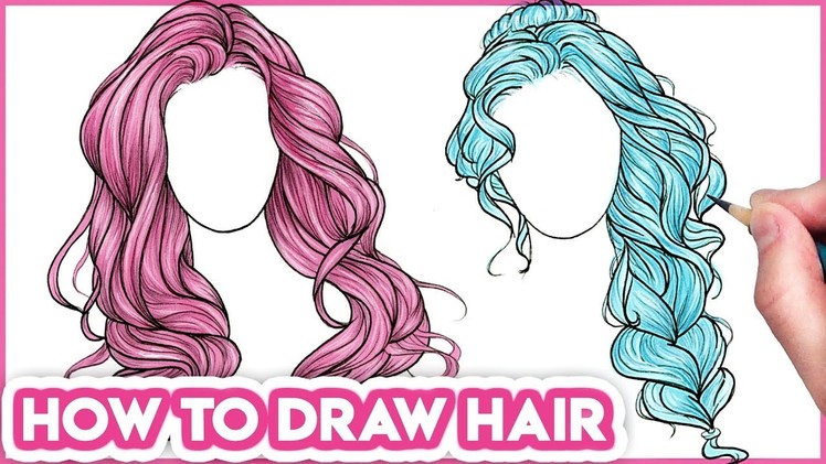 How to Draw Hair for Beginners | Drawing Tutorial Step by Step