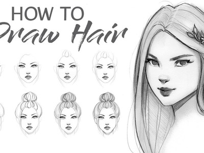 How to Draw Hair - Step by Step Tutorial!