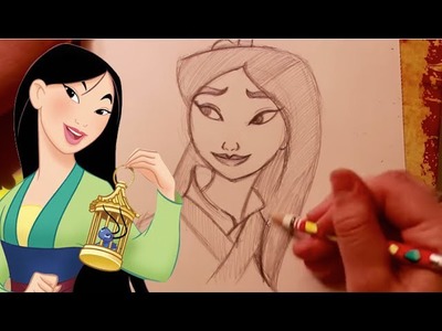 How to Draw MULAN from Disney's Mulan - @DramaticParrot