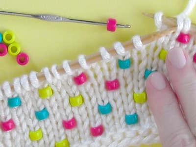 How to Knit Beads | Knitting Technique
