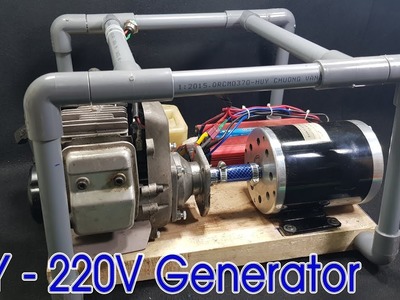 How to make 220v Dynamo Generator Using 2-stroke Engine