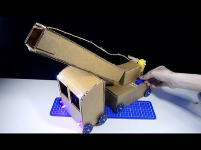 How To Make 9v Crane Truck At Home? SIMPLE & EASY