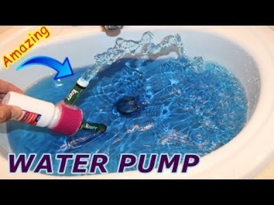 How to make a Powerful WATER PUMP