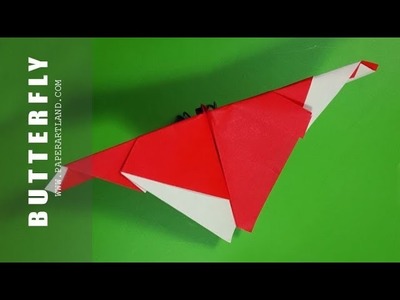 How to Make an Origami Butterfly that FLIES - 紙飛行機