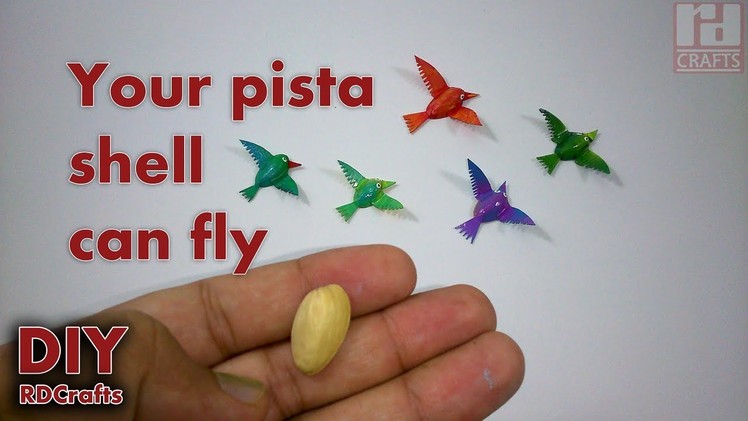 How to make birds from pista shell | best from waste