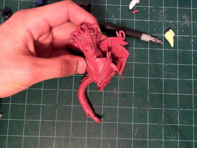 How to make Smaug with clay