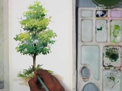 How to Paint A Tree in Watercolor | Episode-2