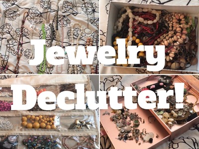 Jewelry Declutter! Decluttering Tips + Tricks - Vlog Style