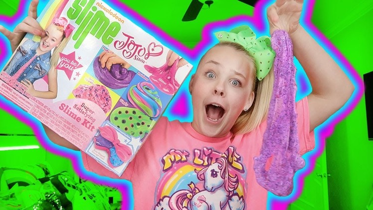 MAKING SLIME WITH THE JOJO SLIME KIT!!! **BEST FLUFFY SLIME EVER!!**