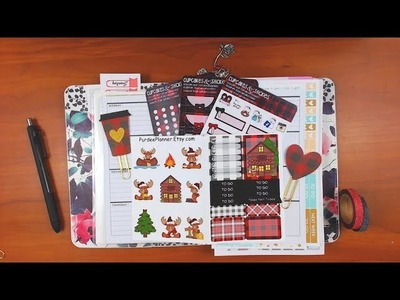 Mini Happy Planner Plan with Me January 8-14 featuring Cupcakesandstickies and PurdeePlanner