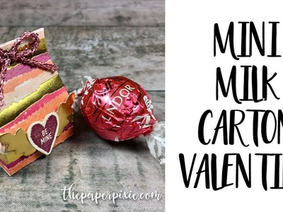 Mini Milk Carton Valentine