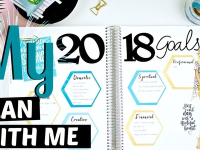 My 2018 Goals: A Planner Vision Board