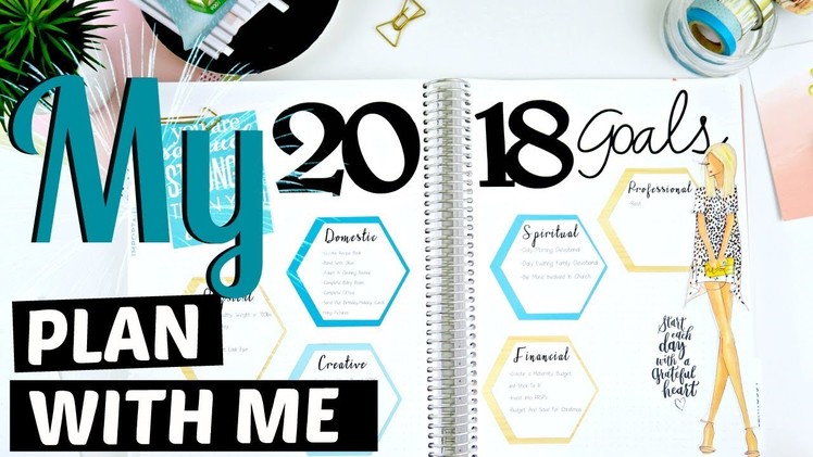 My 2018 Goals: A Planner Vision Board