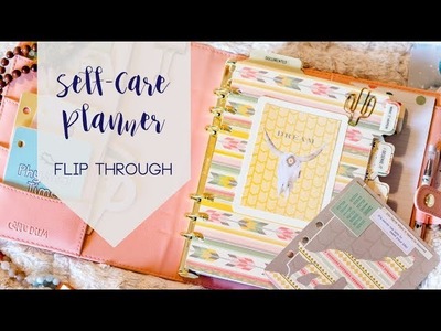 My SELF-CARE Planner || How I Use My Self-Care Planner || UPDATED Flip Through
