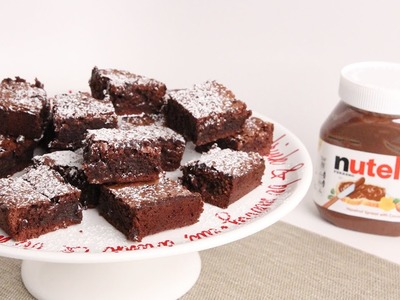 Nutella Brownies Recipe - Laura Vitale - Laura in the Kitchen Episode 1000