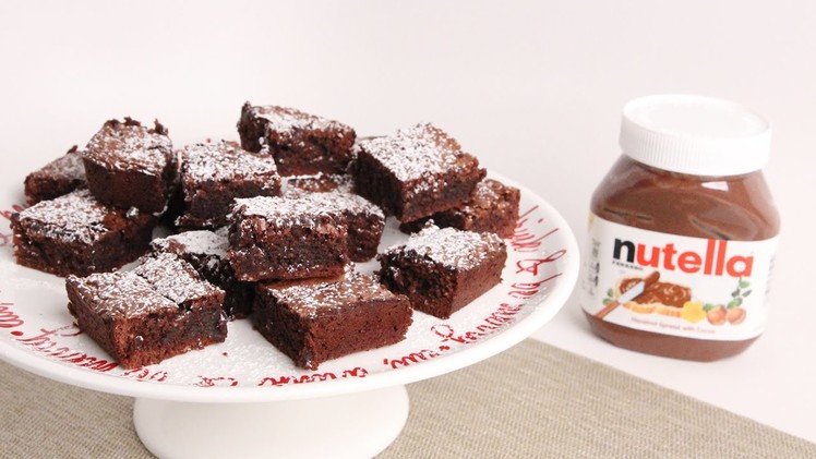 Nutella Brownies Recipe - Laura Vitale - Laura in the Kitchen Episode 1000