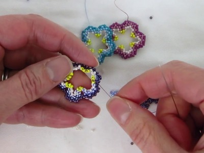Open Double-Sided Flower Bead Weaving Tutorial