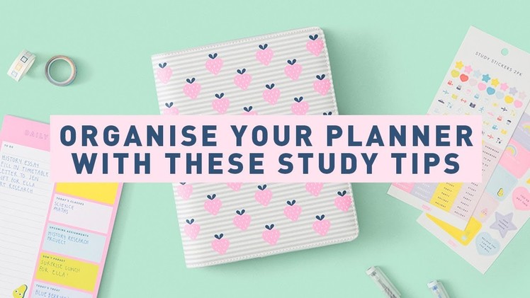 Organise your Planner with these Study Tips
