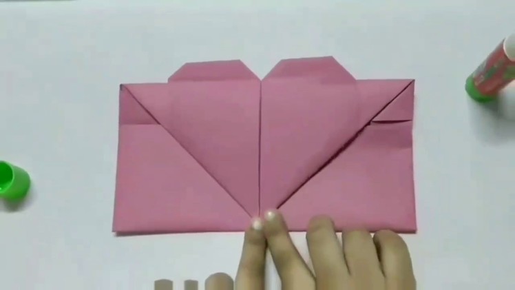 Origami Envelope Tutorial - How to make simple step by step origami envelop for kids