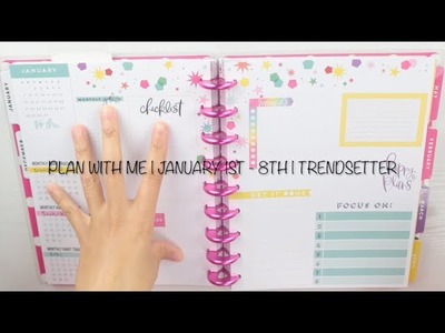Plan With Me - January 1st - 7th - The Happy Planner