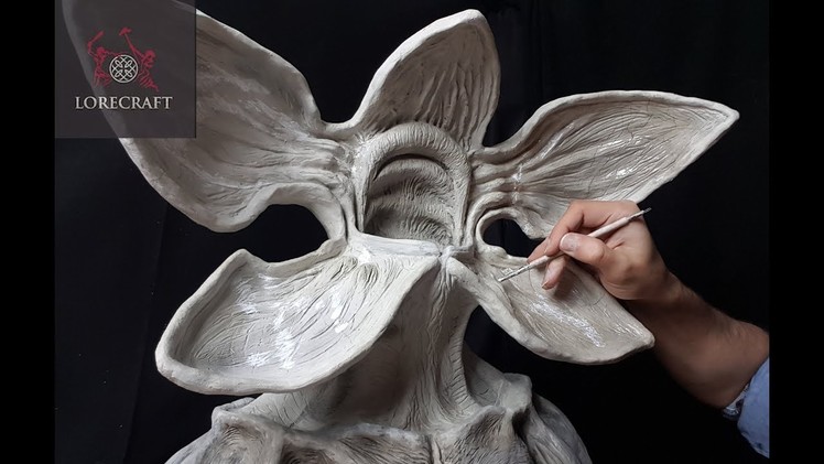 Sculpting Stranger Things Demogorgon - Timelapse Sculpt and Airbrush Demo