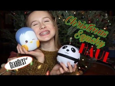 SQUISHIES I GOT FOR CHRISTMAS | +  Gearbest Squishy package
